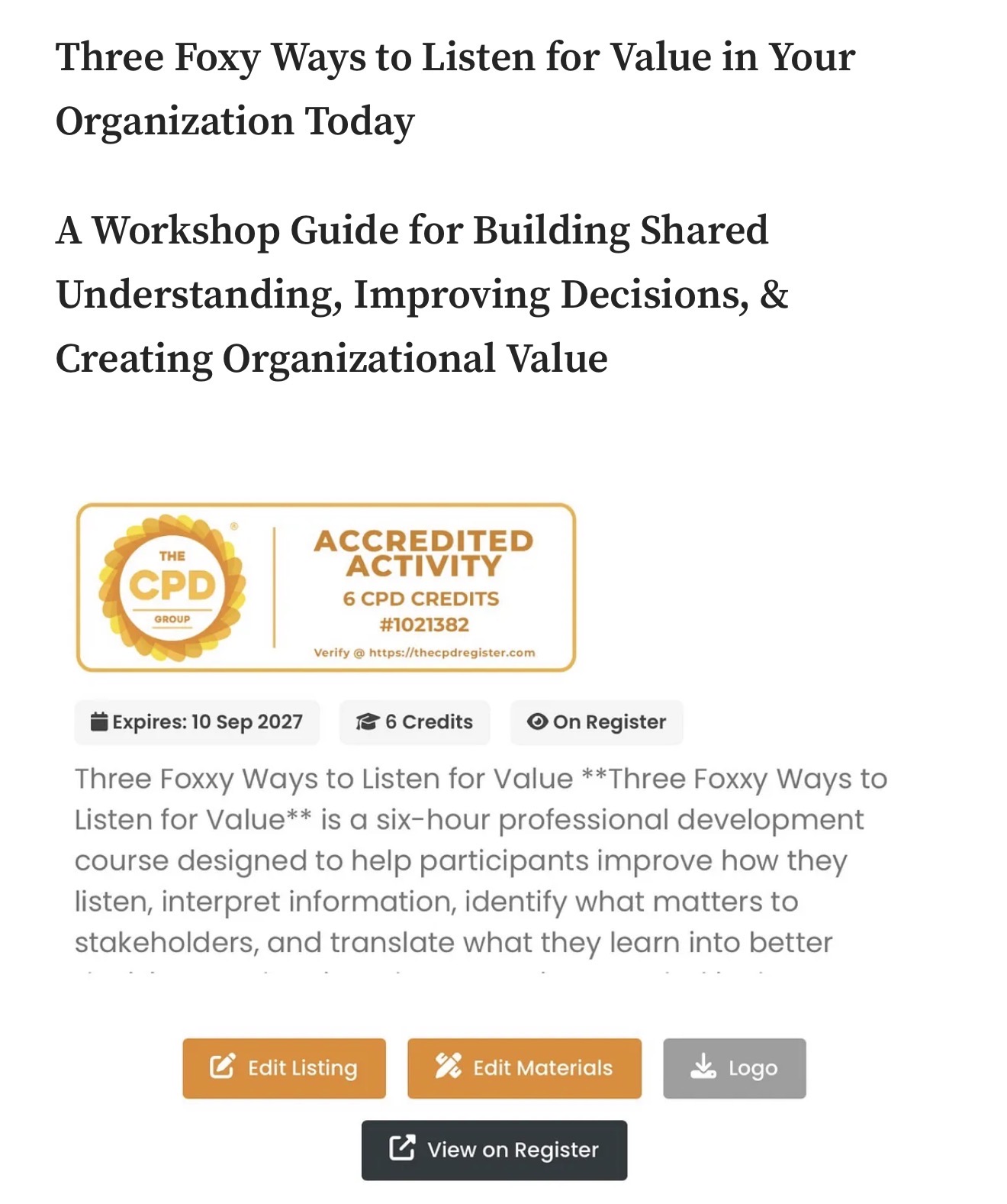 Three Foxxy Ways to Listen for Value in Project Business Partnerships